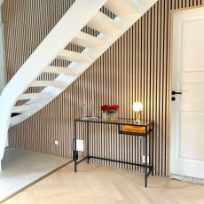 Ribbon-Wood Classic Ash staircase