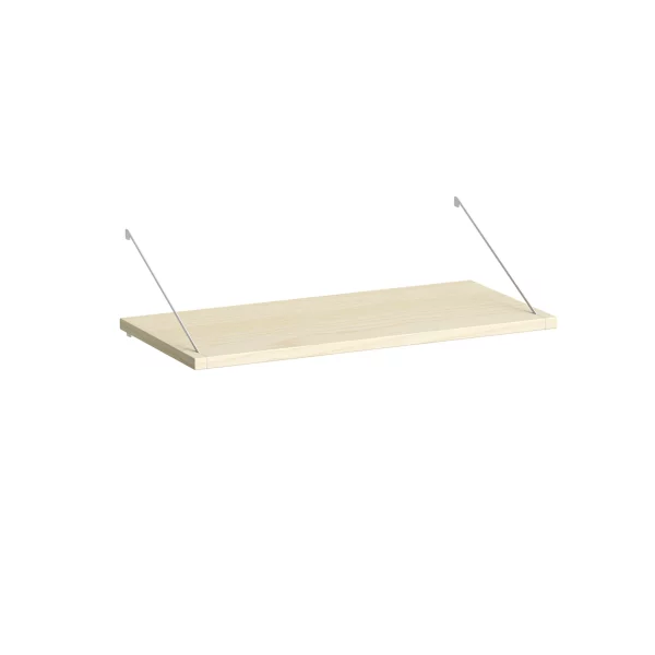 Brace shelf Diamond Ash 600 mm white brackets