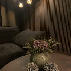 Ribbon-Design Corten living room